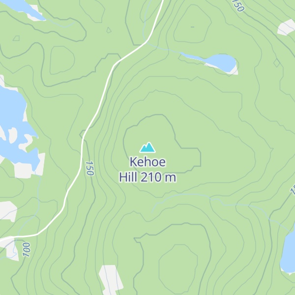 Map of Kehoe Hill