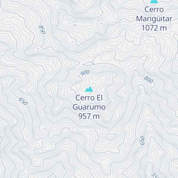 Map of Cerro El Guarumo