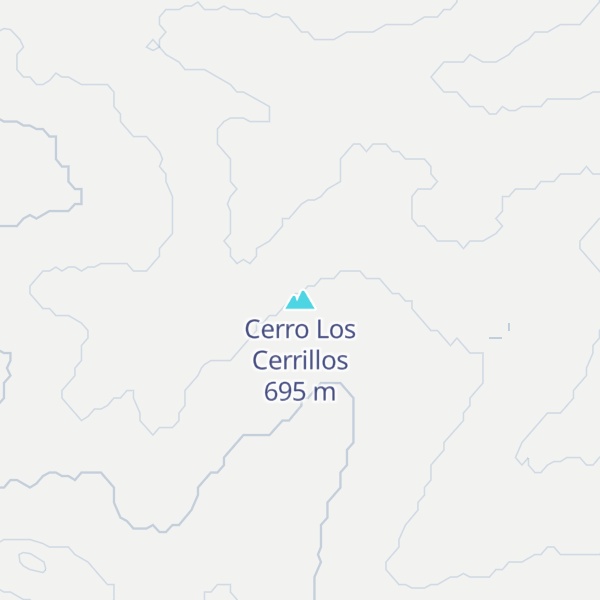 Map of Cerro Los Cerrillos