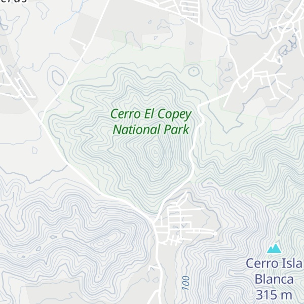Map of Cerro Macareo