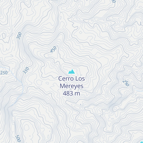 Map of Cerro Los Mereyes