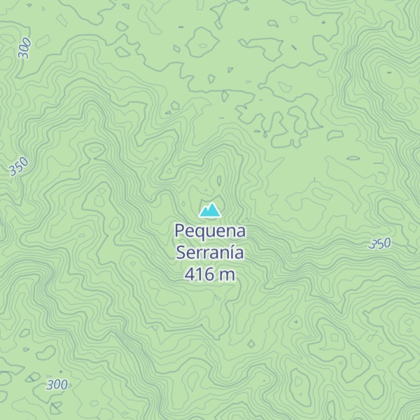 Map of Pequena Serranía