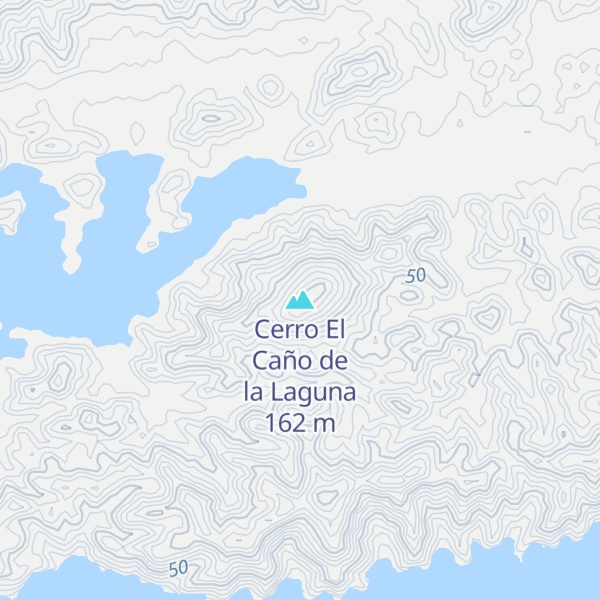 Map of Cerro El Caño de la Laguna