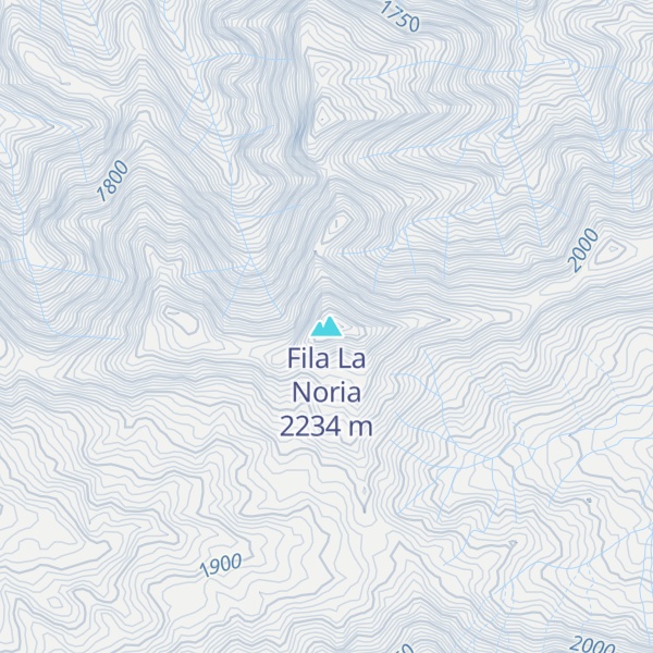 Map of Fila La Noria