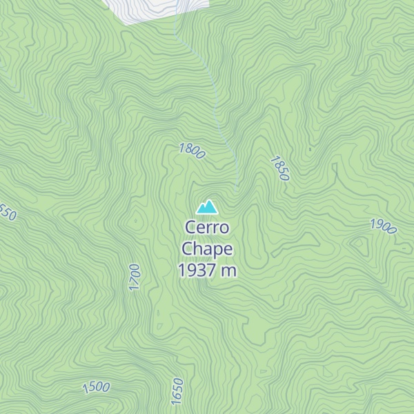 Map of Cerro Chape