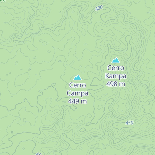 Map of Cerro Campa