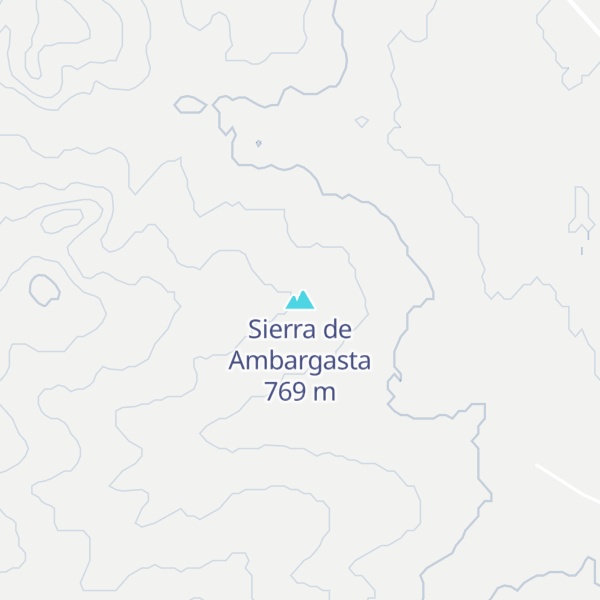 Map of Sierra de Ambargasta