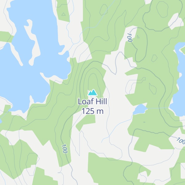 Map of Loaf Hill