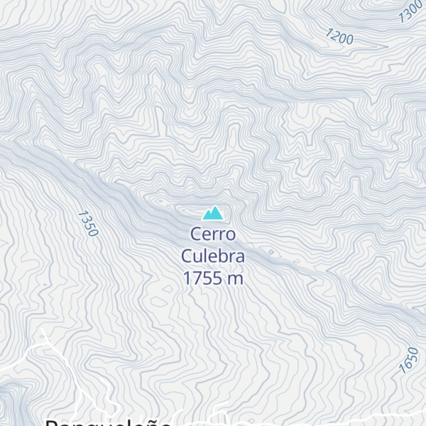 Map of Cerro Culebra