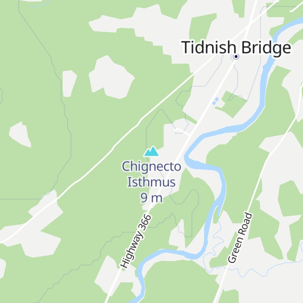 Map of Chignecto Isthmus