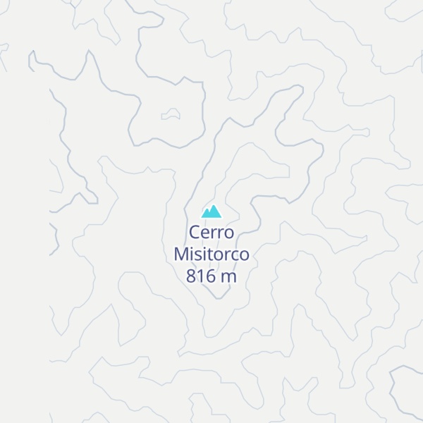 Map of Cerro Misitorco