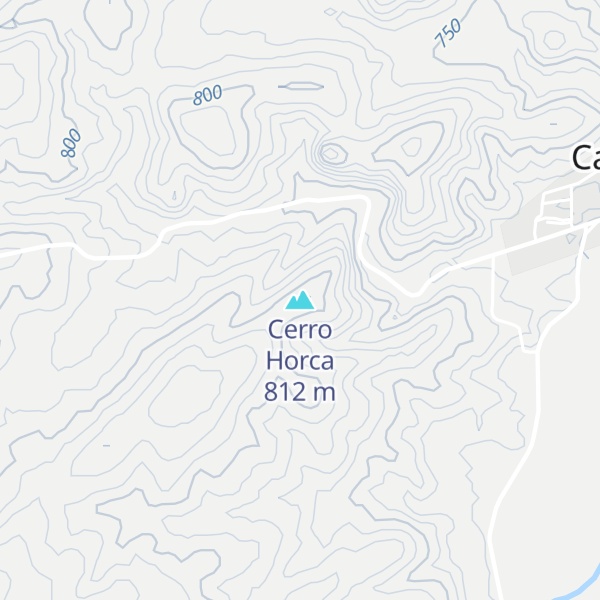 Map of Cerro Horca