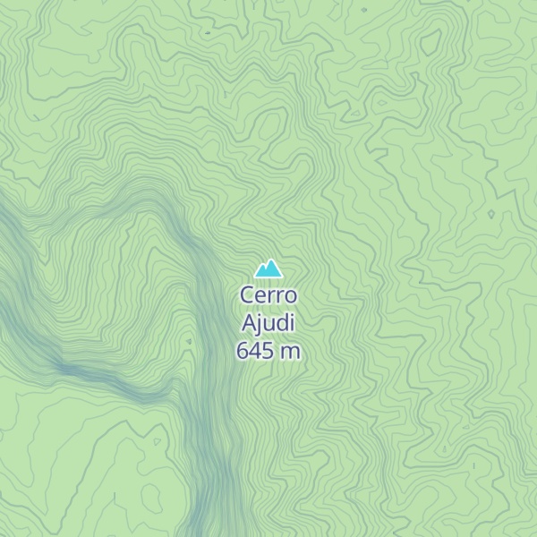 Map of Cerro Ajudi