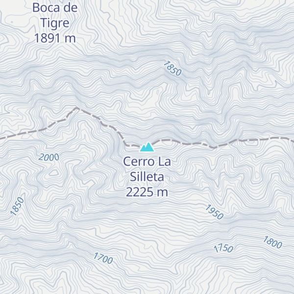 Map of Cerro La Silleta