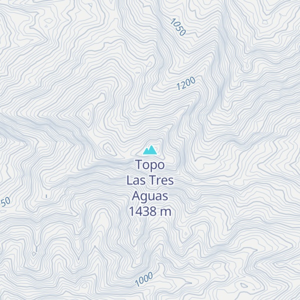 Map of Topo Las Tres Aguas