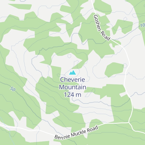 Map of Cheverie Mountain
