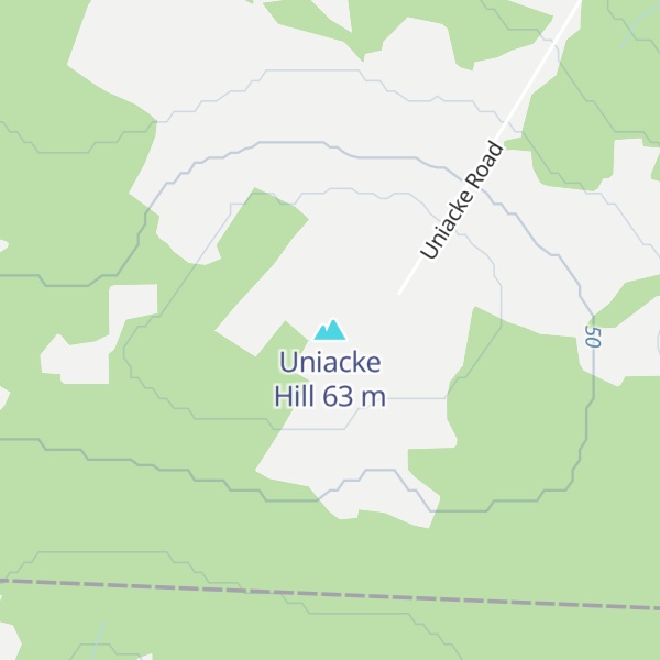Map of Uniacke Hill