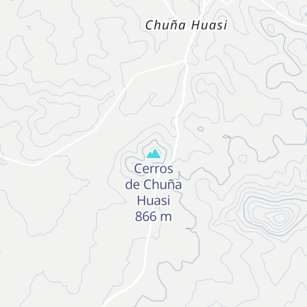 Map of Cerros de Chuña Huasi