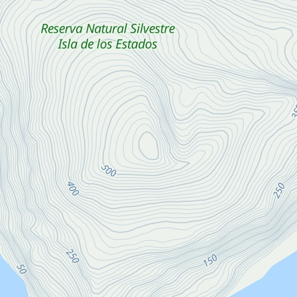 Map of Cerro Kendall