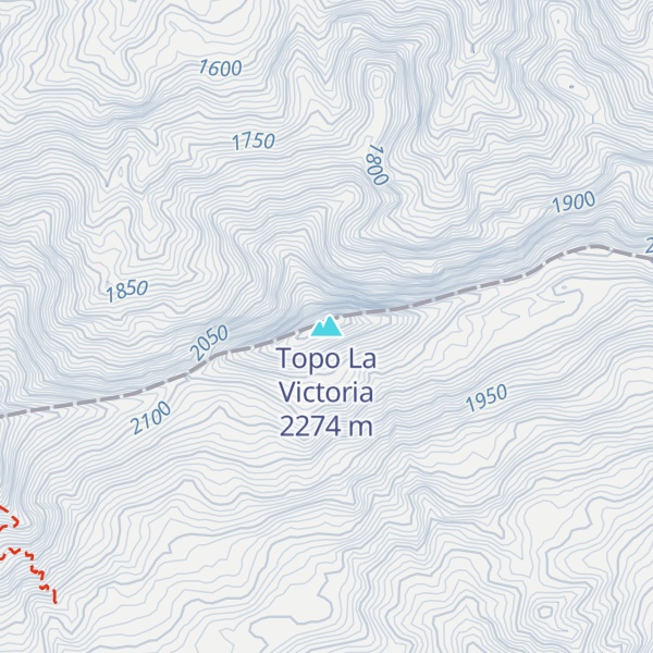 Map of Topo La Victoria