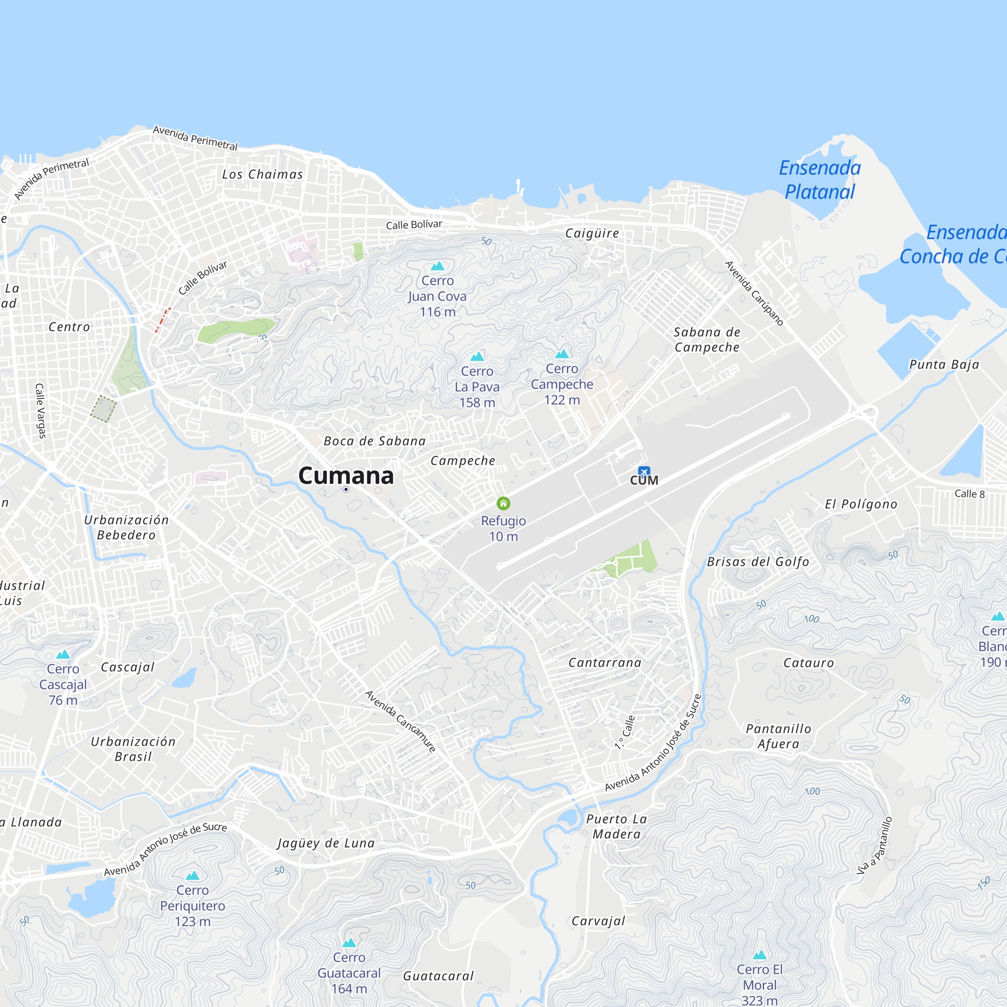 Refugio map