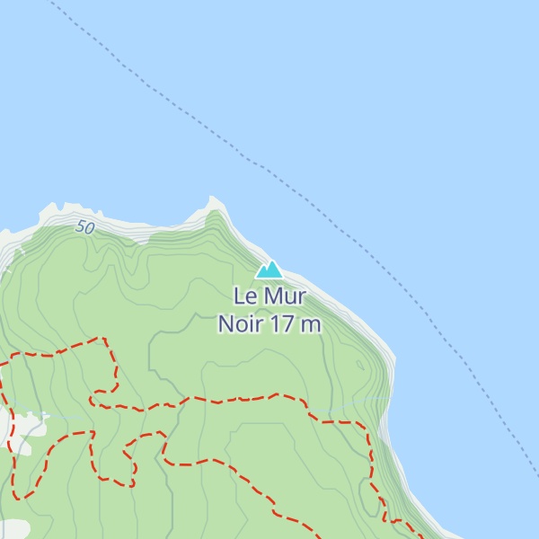 Map of Le Mur Noir