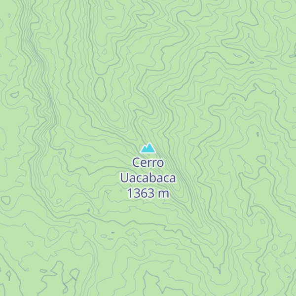 Map of Cerro Uacabaca
