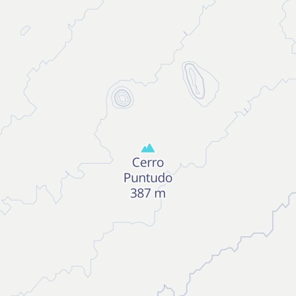 Map of Cerro Puntudo