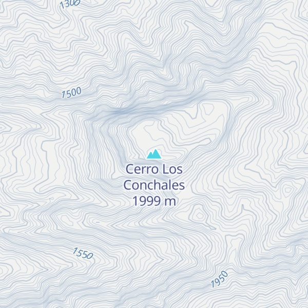 Map of Cerro Los Conchales