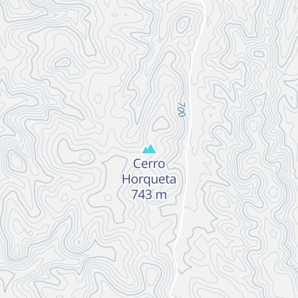 Map of Cerro Horqueta
