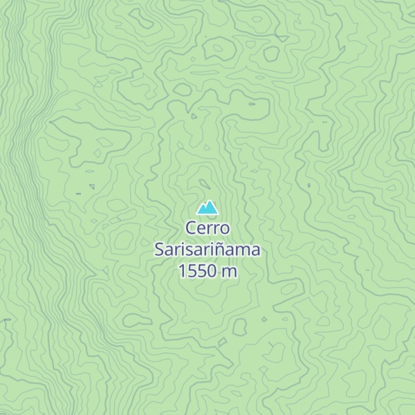 Map of Cerro Sarisariñama