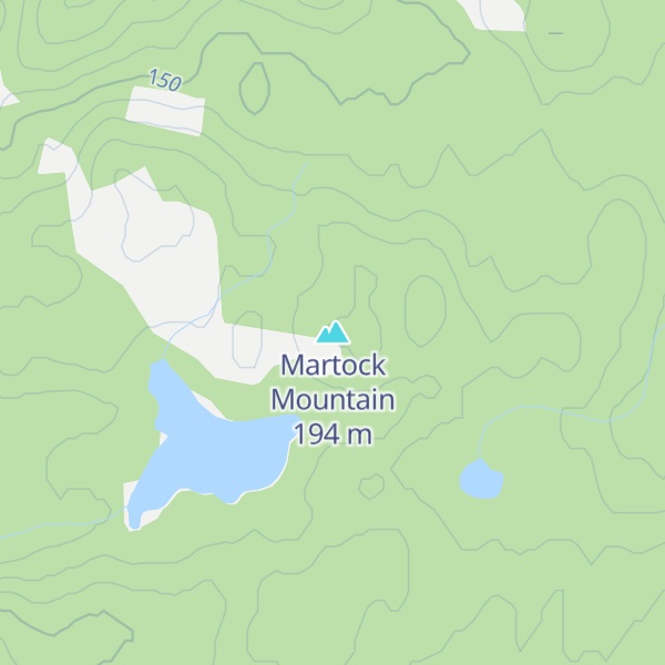 Map of Martock Mountain