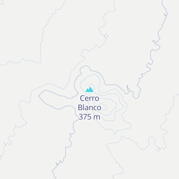 Map of Cerro Blanco