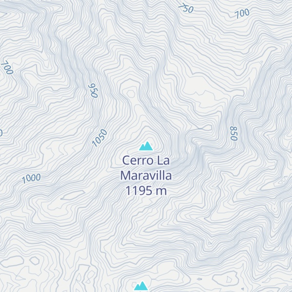 Map of Cerro La Maravilla