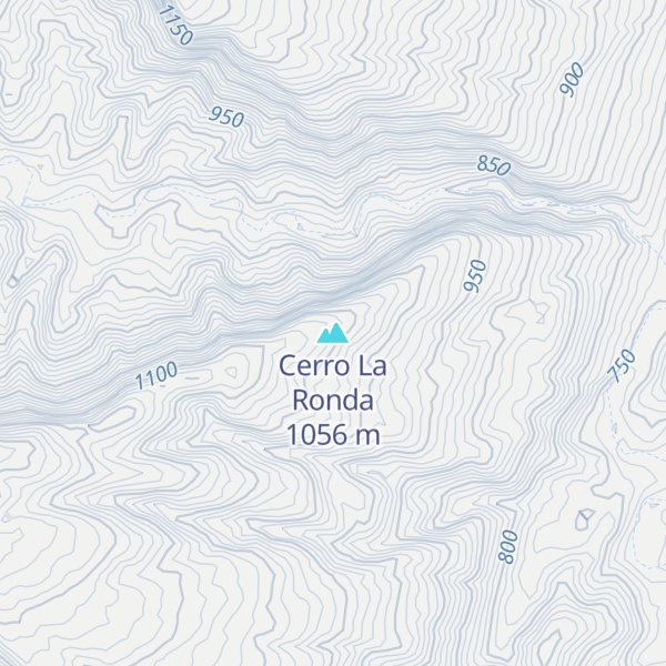 Map of Cerro La Ronda