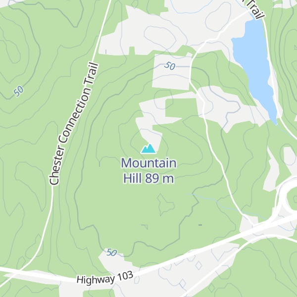 Map of Mountain Hill