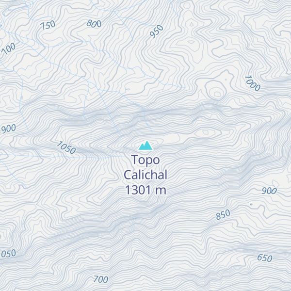 Map of Topo Calichal