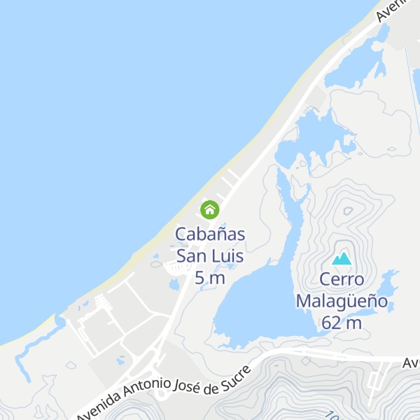 Map of Cabañas San Luis
