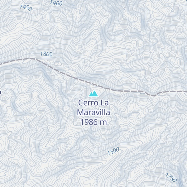 Map of Cerro La Maravilla