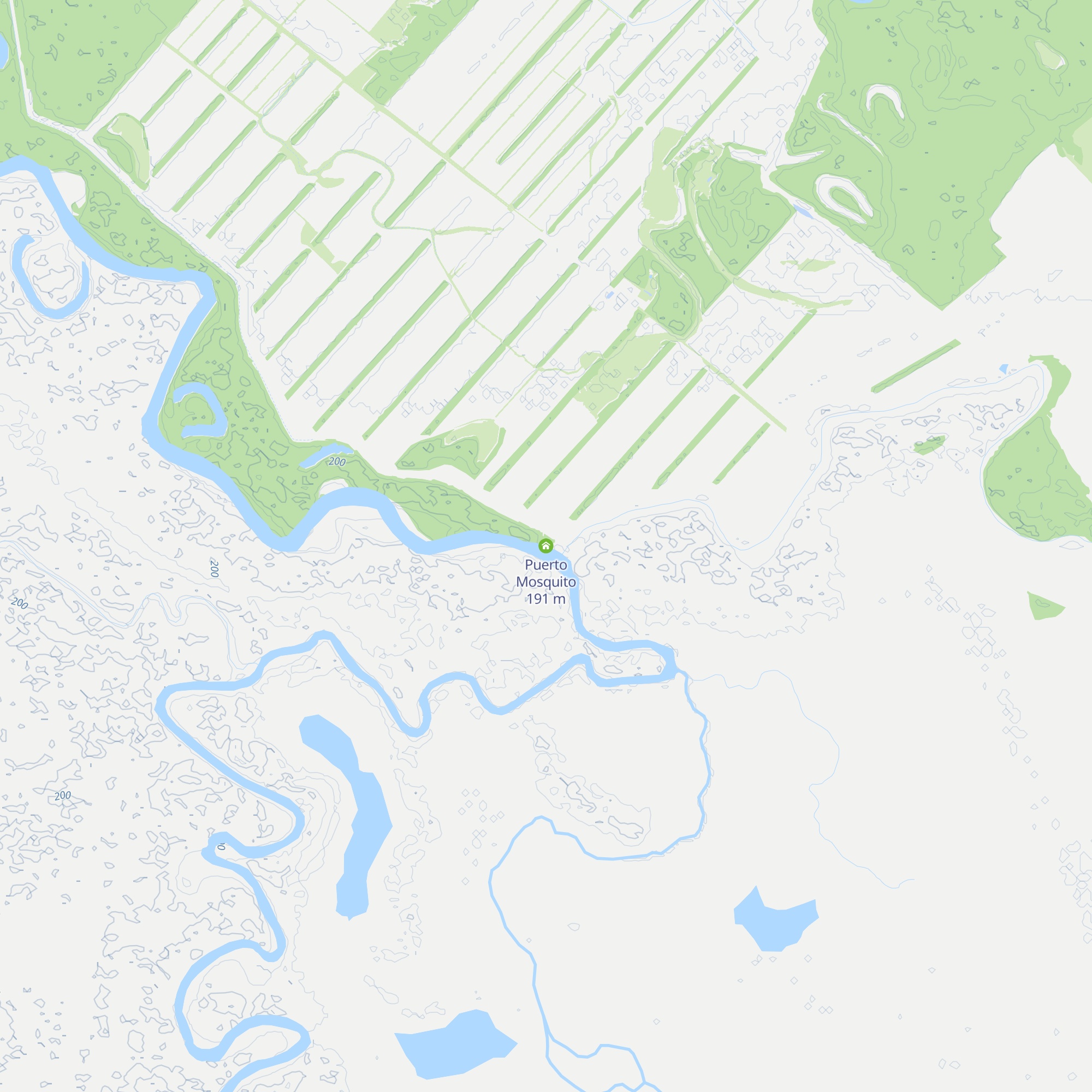 Puerto Mosquito map