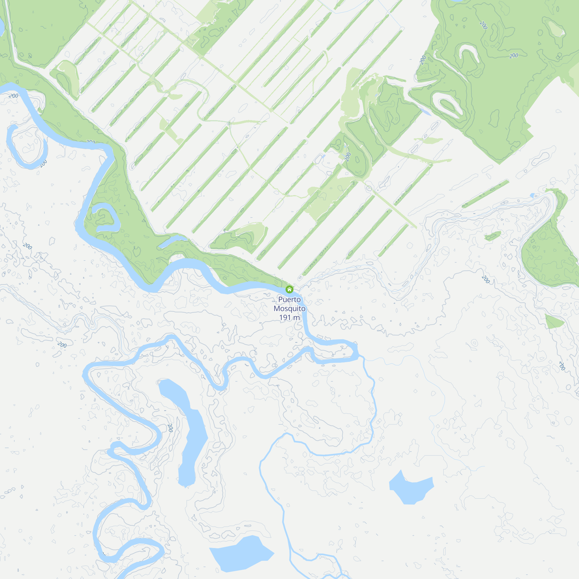 Puerto Mosquito map