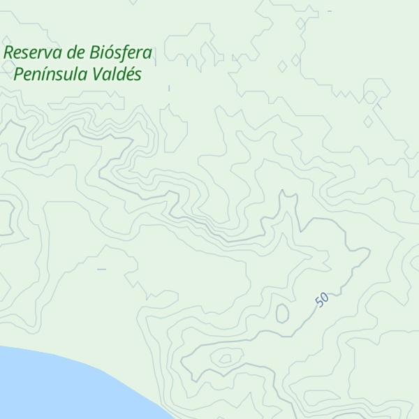 Map of Cerro Cono