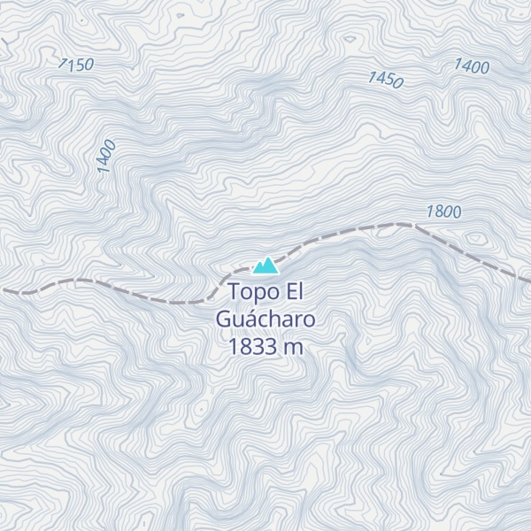 Map of Topo El Guácharo