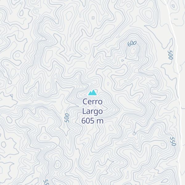 Map of Cerro Largo