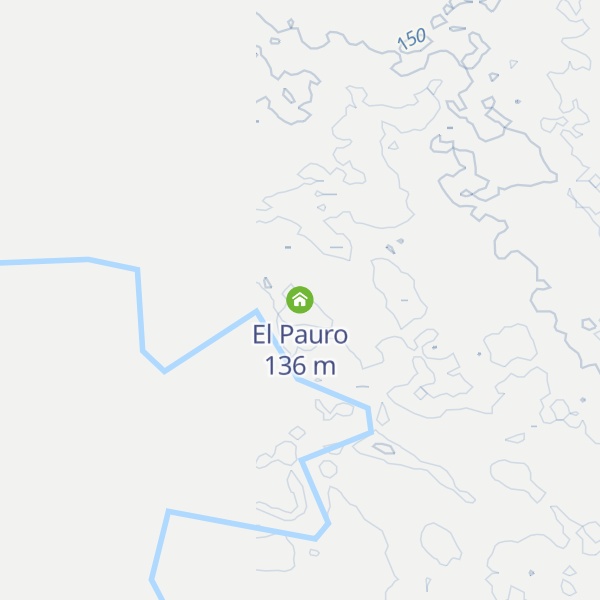 Map of El Pauro
