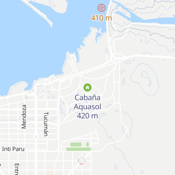 Map of Cabaña Aquasol