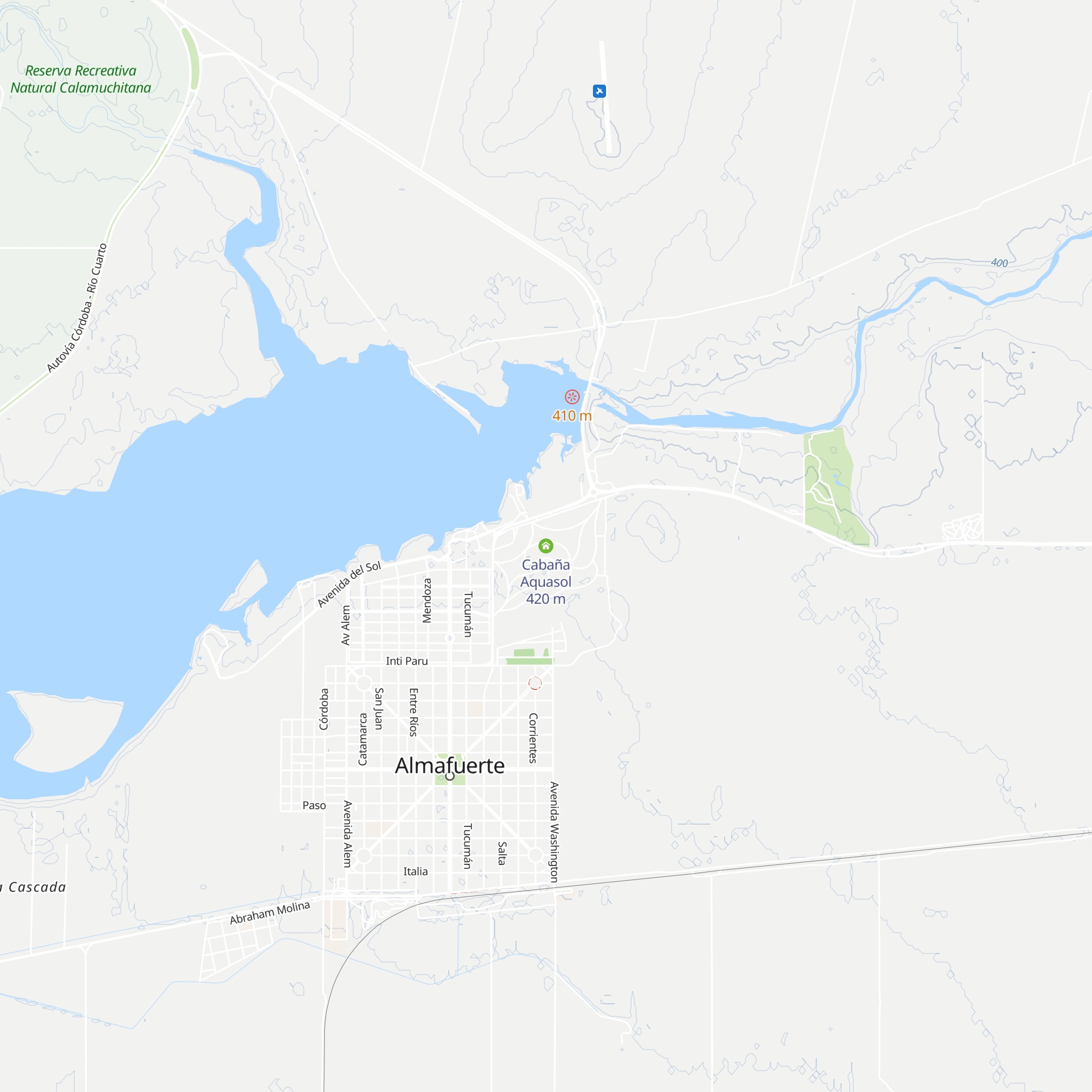 Cabaña Aquasol map