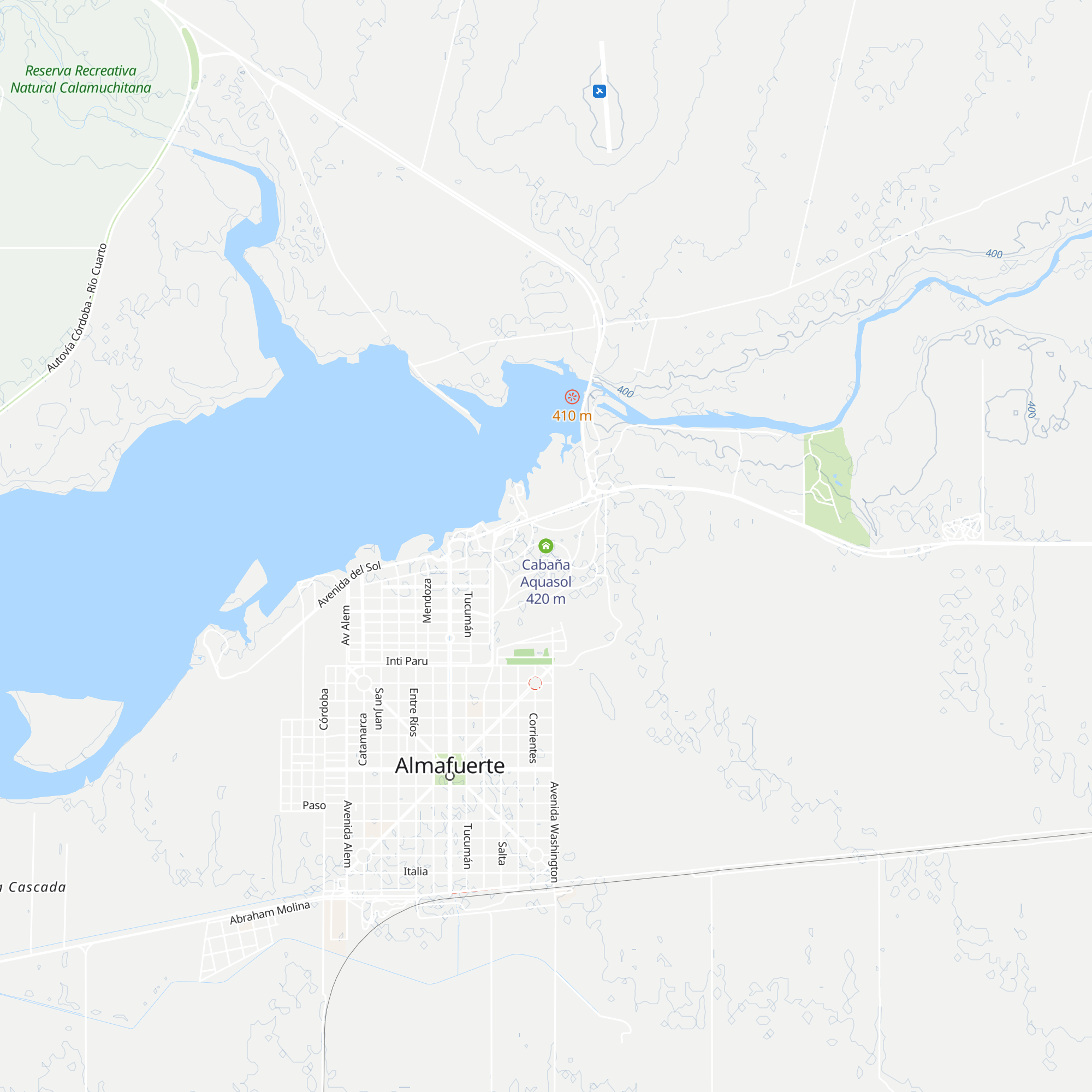 Cabaña Aquasol map
