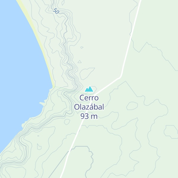 Map of Cerro Olazábal