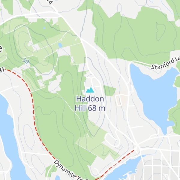 Map of Haddon Hill